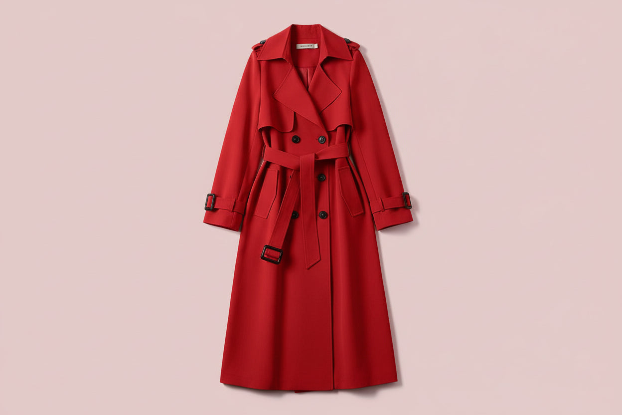 Hafida – Le Trench Élégant et Pratique