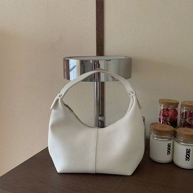 Anelyss™ | Chic Organic - Sac drapé en cuir de veau