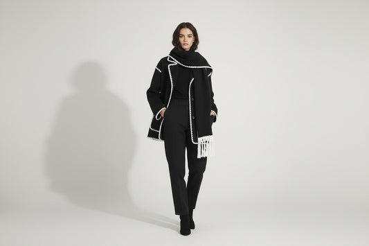Robusta - Veste Châle à Franges Élégante et Confortable