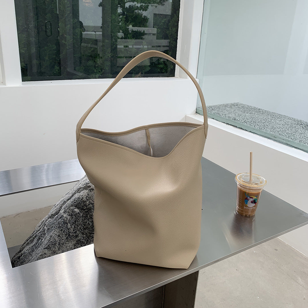 Solyria™ | RowRuche Fourre-tout en cuir de vachette