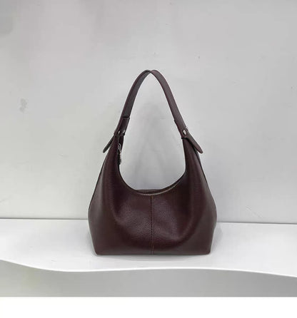 Anelyss™ | Chic Organic - Sac drapé en cuir de veau