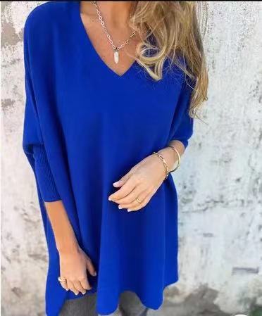 Liorise™ | Chemise en maille unie à col V