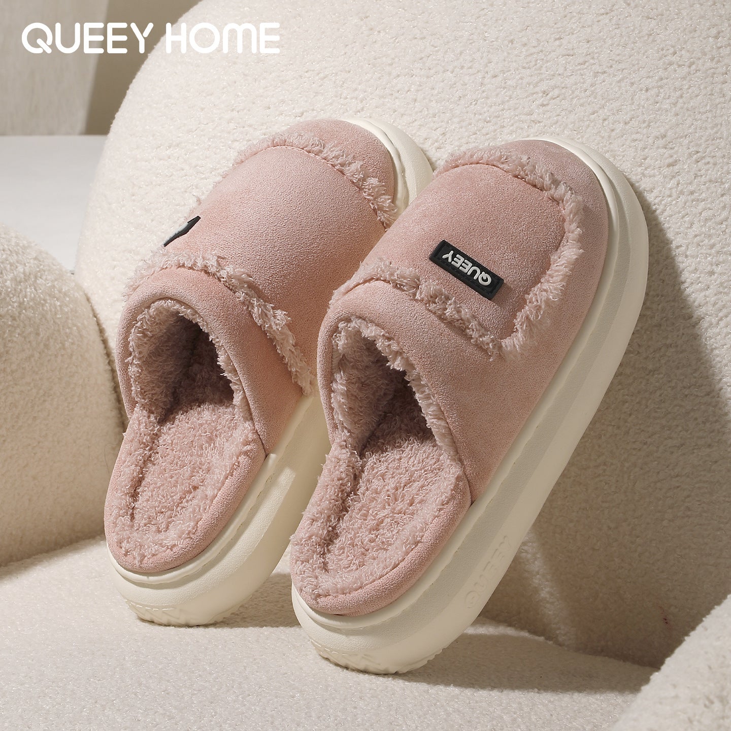 Women's Warm Non-slip Suede Cotton Slippers