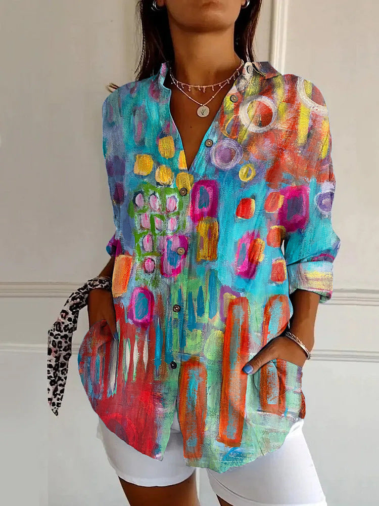 Chemisier imprimé chic | Style raffiné