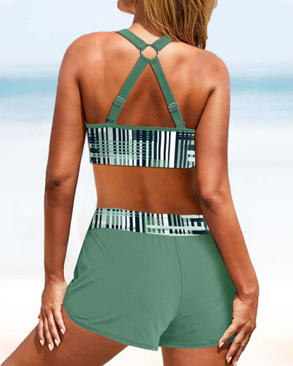 Claudine - Ensemble Bikini Côtelé