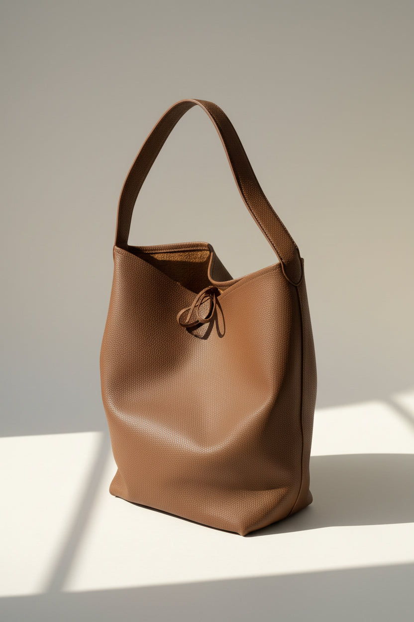 Solyria™ | RowRuche Fourre-tout en cuir de vachette