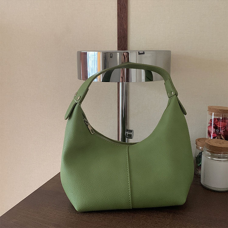Anelyss™ | Chic Organic - Sac drapé en cuir de veau