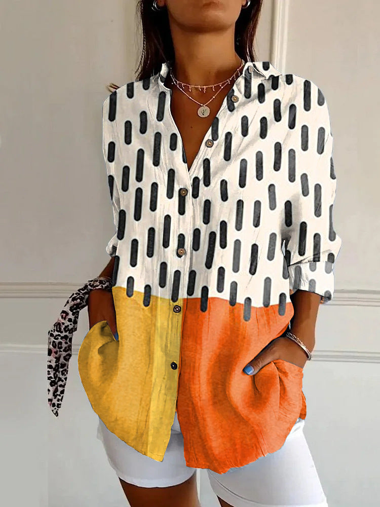 Chemisier imprimé chic | Style raffiné