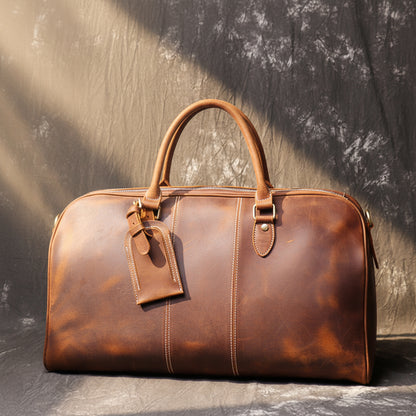 Iréliane™ | Sac en cuir - Weekender de luxe