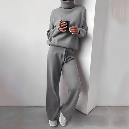 Kimberlee - Ensemble simple à col montant