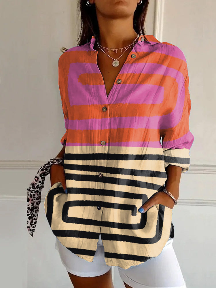 Chemisier imprimé chic | Style raffiné