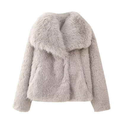 Rosalie™ - Veste en Fausse Fourrure Élégante et Confortable