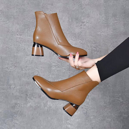 Corélia™ - Bottines de luxe à talon bas