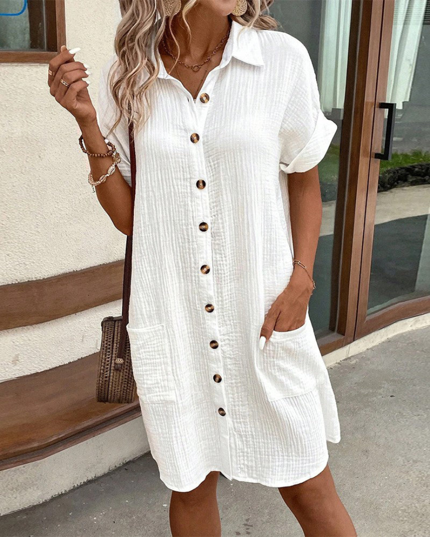 Clara – Robe-chemise pour femme