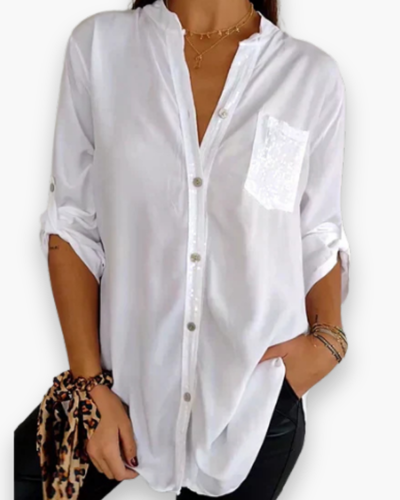 Top long à sequins | Look glamour