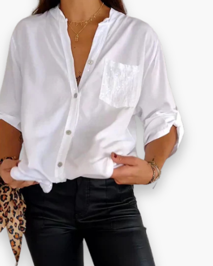 Top long à sequins | Look glamour