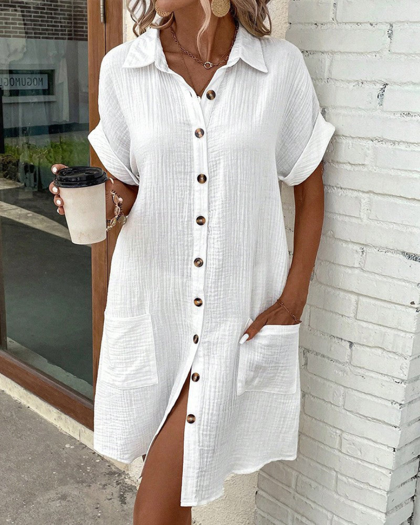 Clara – Robe-chemise pour femme