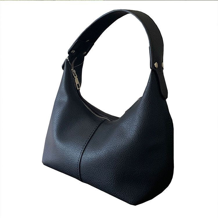 Anelyss™ | Chic Organic - Sac drapé en cuir de veau