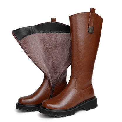 Amandelle – Bottes Noires Élégantes