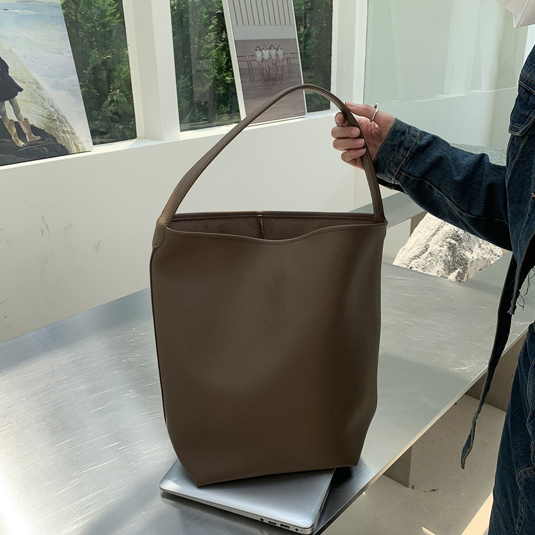 Solyria™ | RowRuche Fourre-tout en cuir de vachette