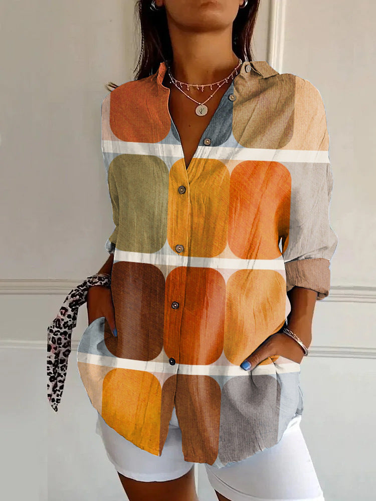 Chemisier imprimé chic | Style raffiné