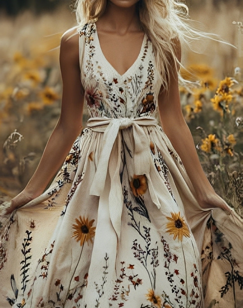 Orlan - Robe élégante avec motif floral