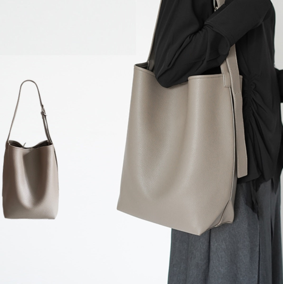 Camiliane™ | RowRuche Fourre-tout en cuir de vachette