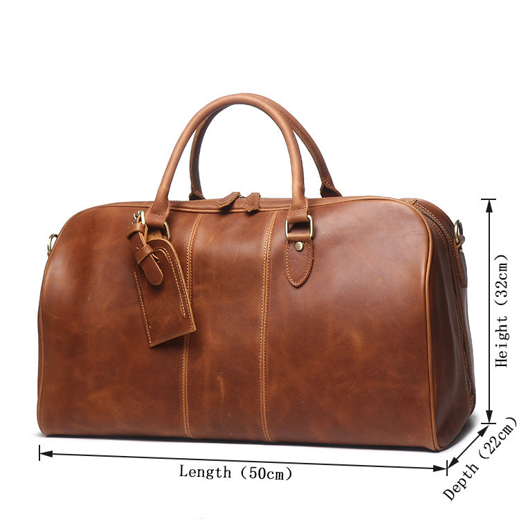 Iréliane™ | Sac en cuir - Weekender de luxe