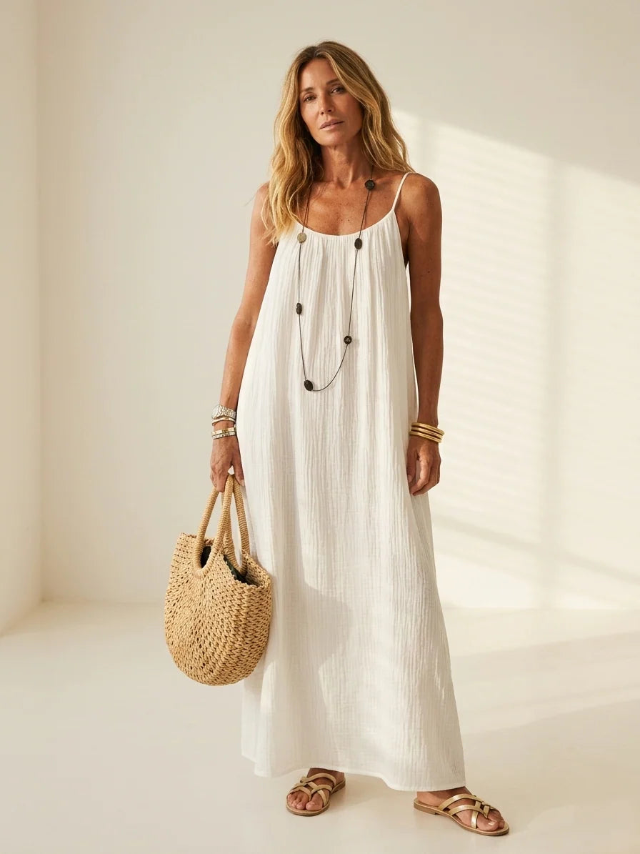 Claudine™ - Robe Longue Sans Manches
