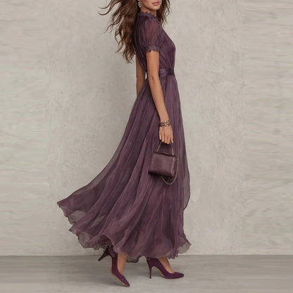 Auréline | Robe Longue Élégance Royale