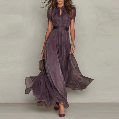 Auréline | Robe Longue Élégance Royale