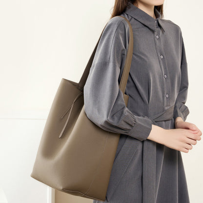 Solyria™ | RowRuche Fourre-tout en cuir de vachette