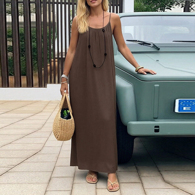 Claudine™ - Robe Longue Sans Manches