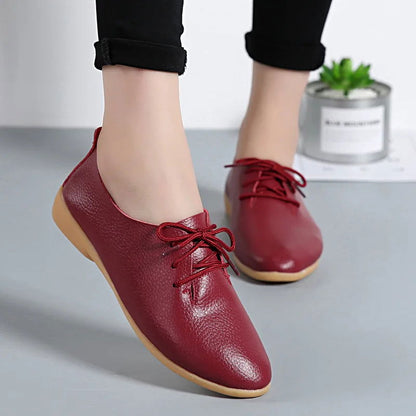 Héritage - Mocassins Derbies Femme en Cuir