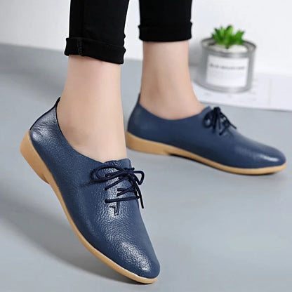 Héritage - Mocassins Derbies Femme en Cuir