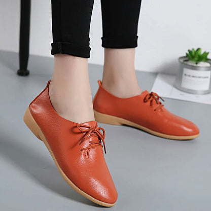 Héritage - Mocassins Derbies Femme en Cuir