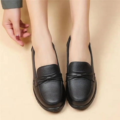 Source - Mocassins Noir avec Nœud