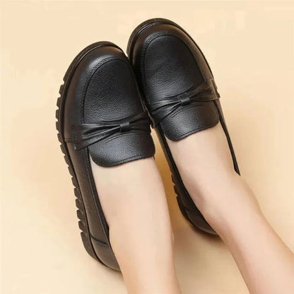 Source - Mocassins Noir avec Nœud