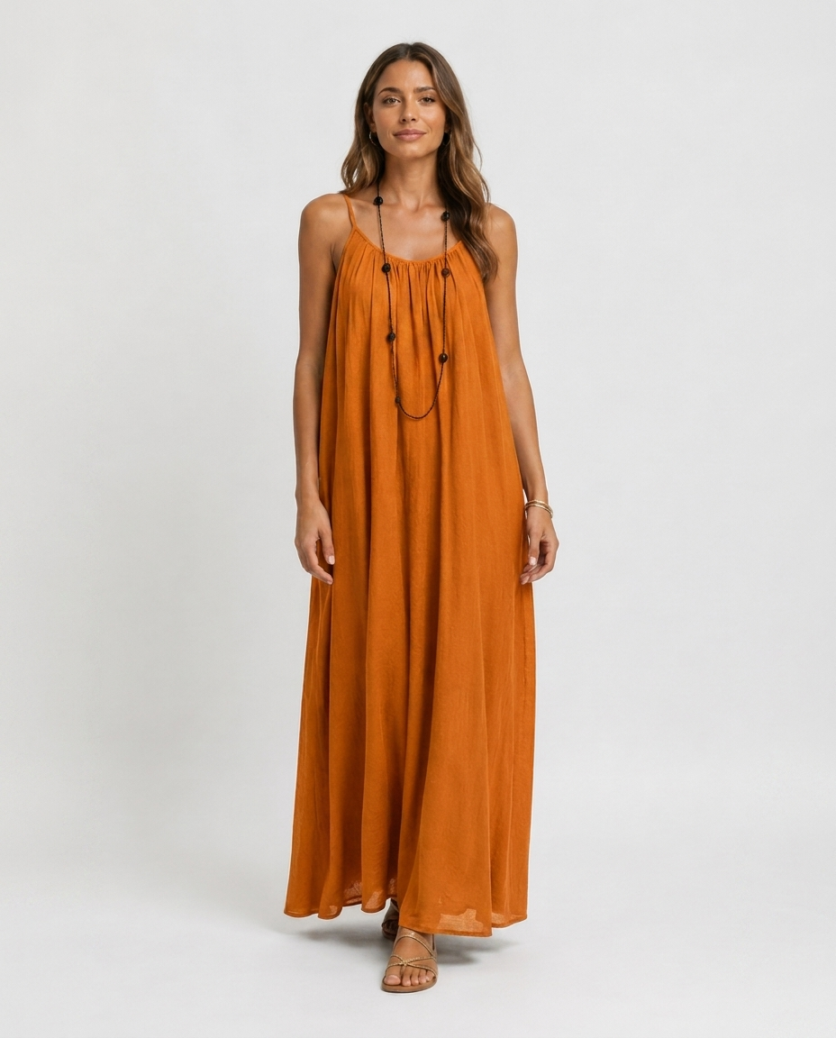 Claudine™ - Robe Longue Sans Manches