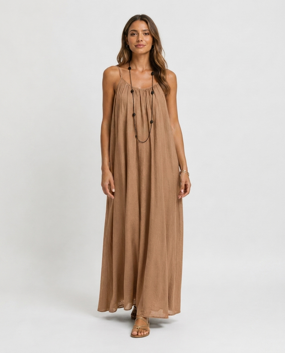 Claudine™ - Robe Longue Sans Manches