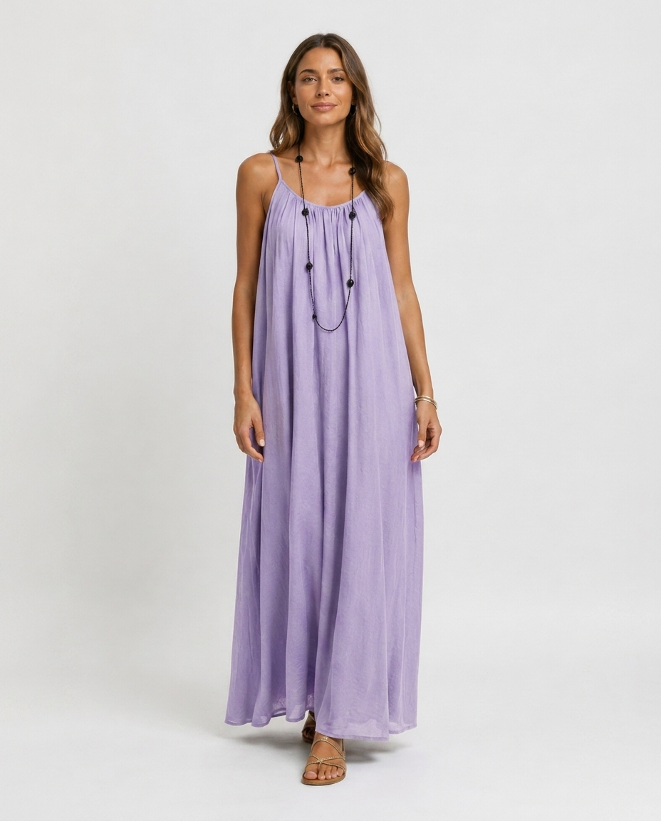Claudine™ - Robe Longue Sans Manches