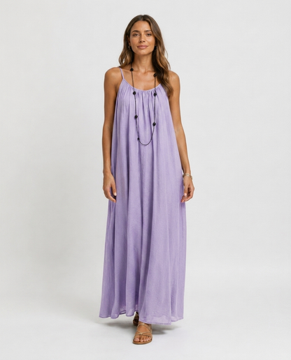 Claudine™ - Robe Longue Sans Manches