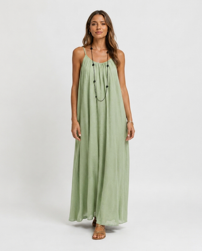 Claudine™ - Robe Longue Sans Manches