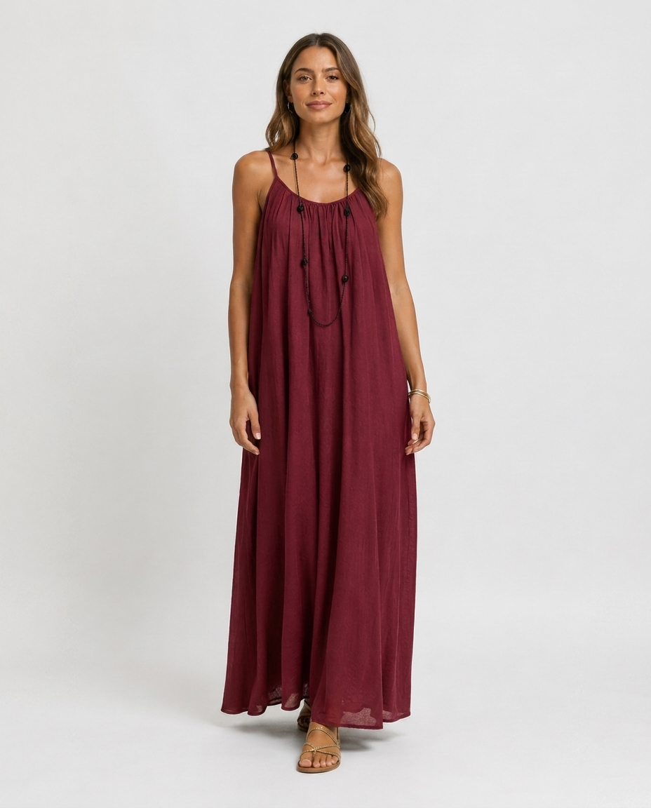 Claudine™ - Robe Longue Sans Manches