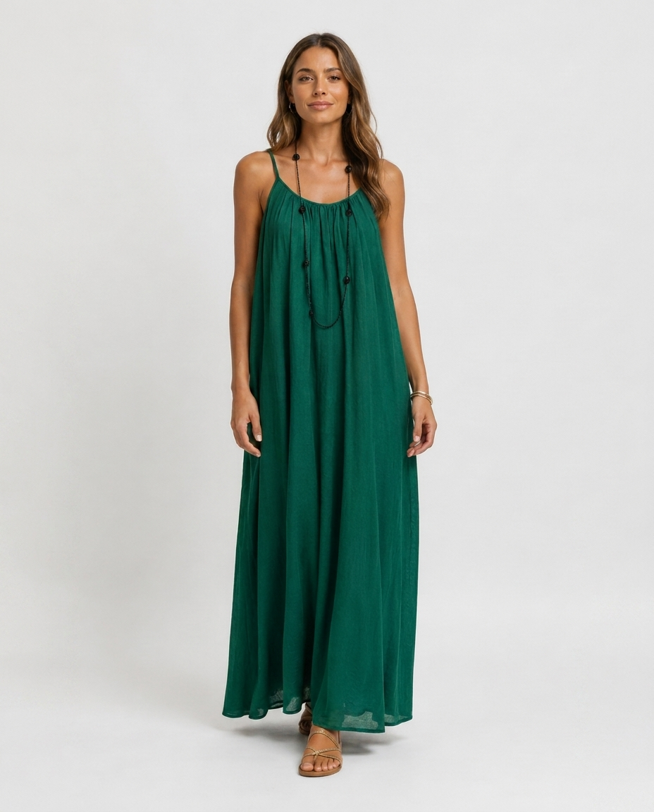 Claudine™ - Robe Longue Sans Manches