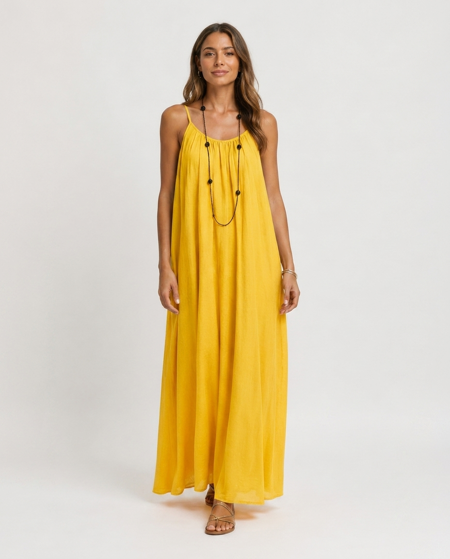 Claudine™ - Robe Longue Sans Manches