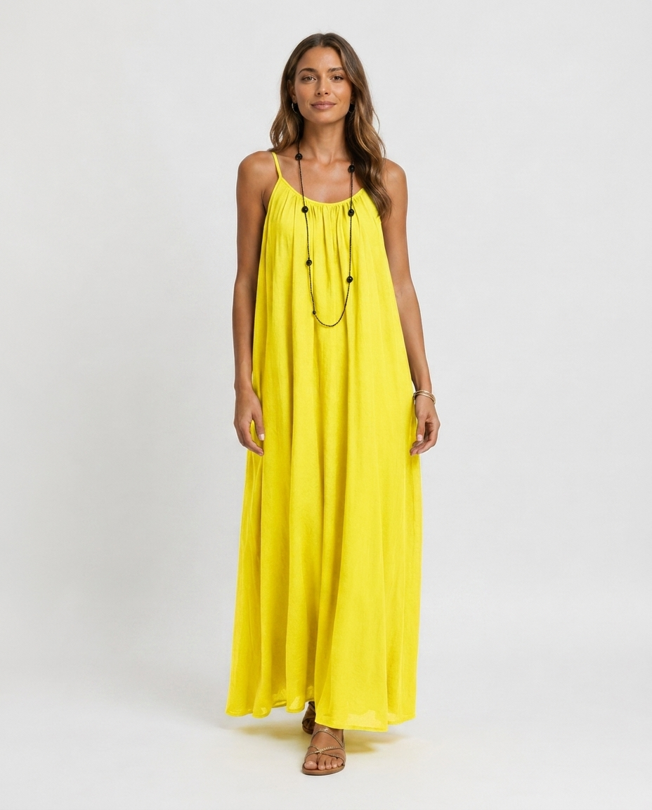 Claudine™ - Robe Longue Sans Manches
