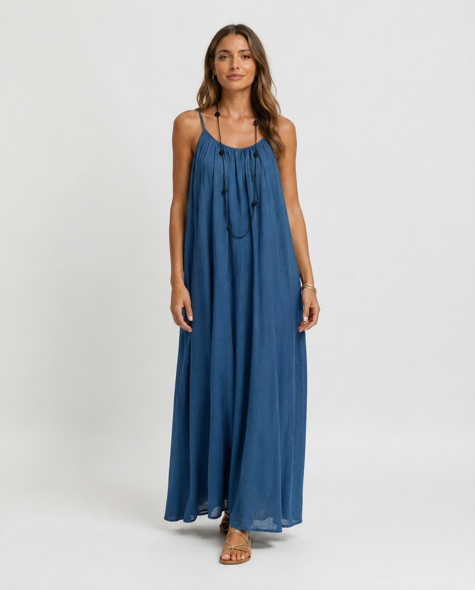 Claudine™ - Robe Longue Sans Manches