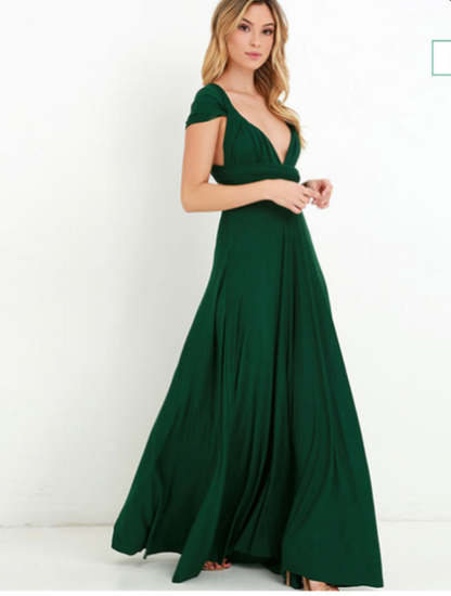 Léa - Robe multi-positions port variées
