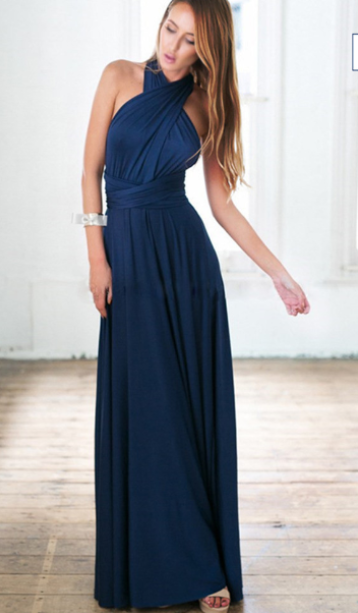 Léa - Robe multi-positions port variées